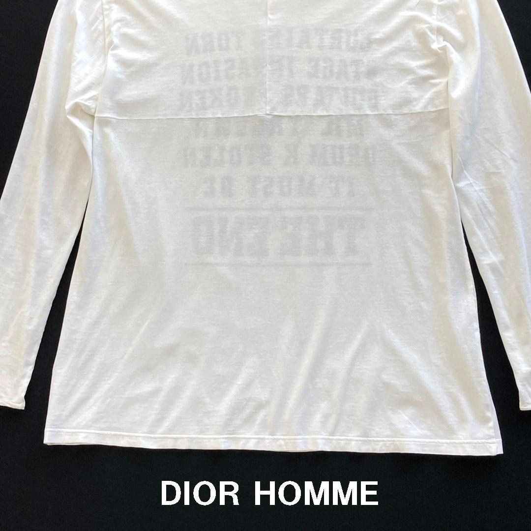 Dior homme ディオールオム THE END ロングTシャツ 05AW
