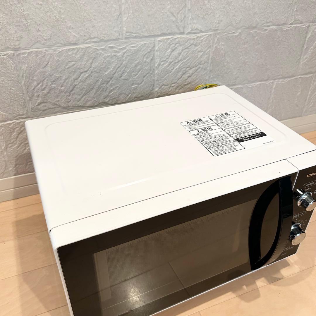 【美品】TOSHIBA 電子レンジ　ER-SM17（W）88181-1-002Y