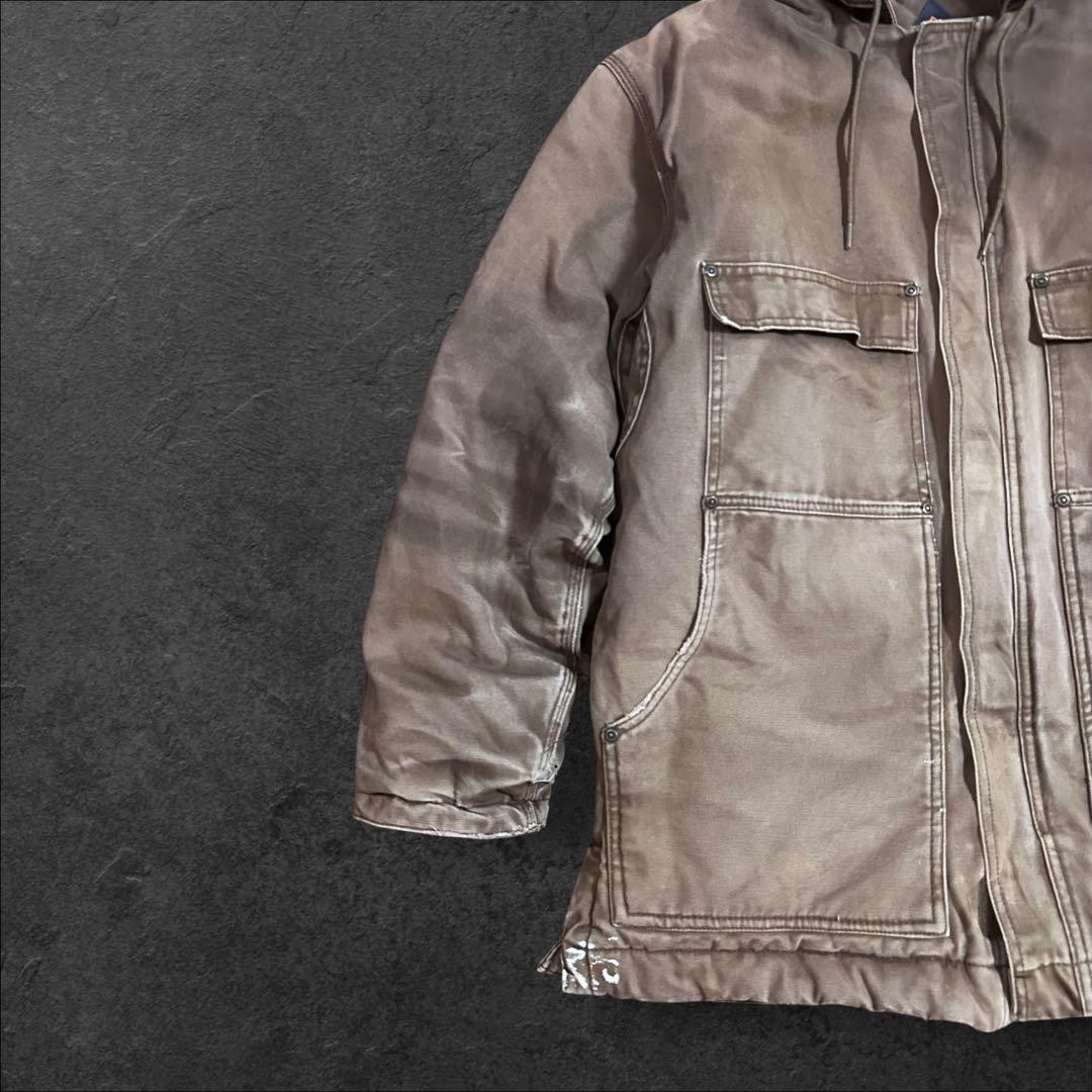 RIDGECUT ダックジャケットトラディショナルコートワークカバーオールフード