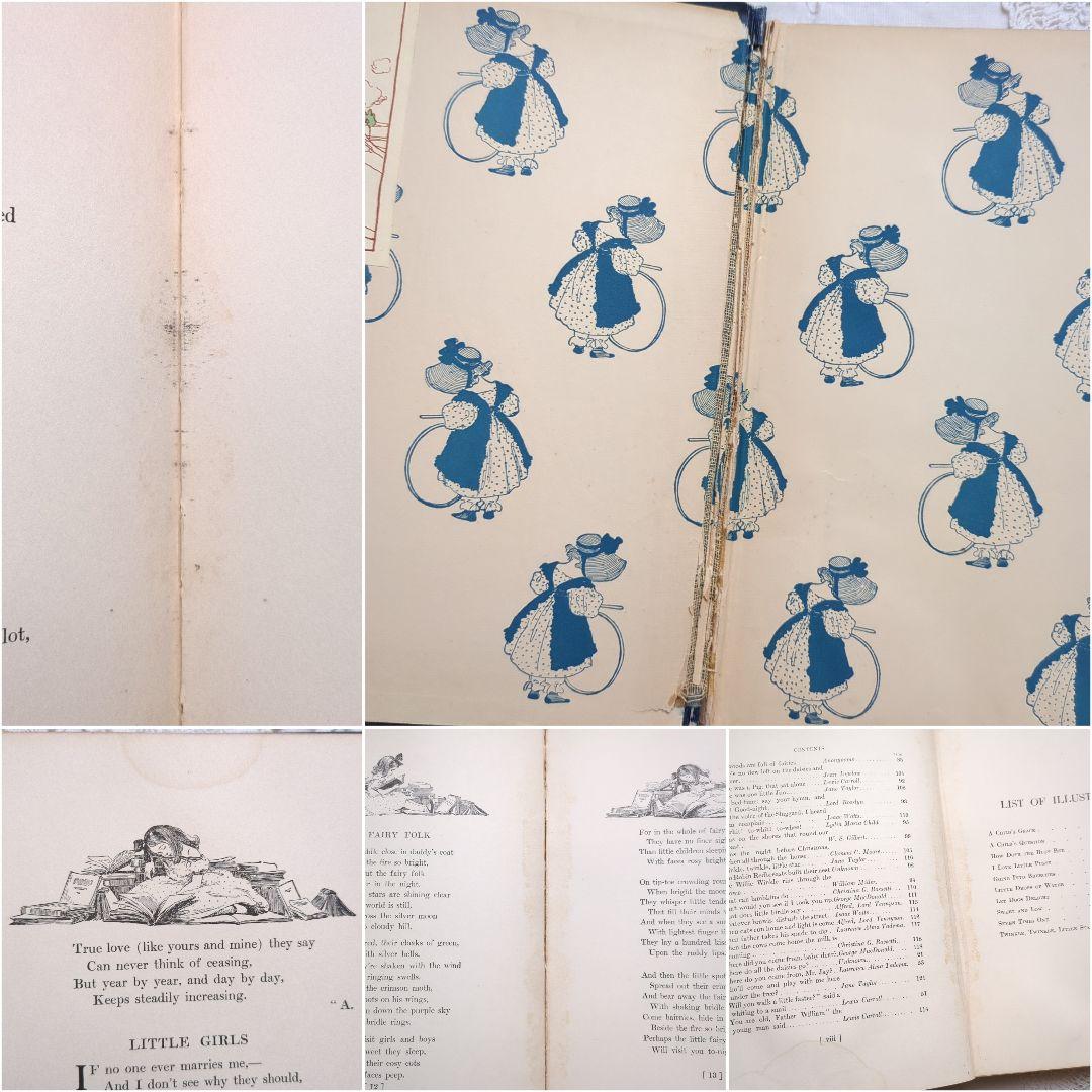 稀少1910アンティーク絵本 初版本 児童書 洋書 ヴィクトリアン ヴンテージ