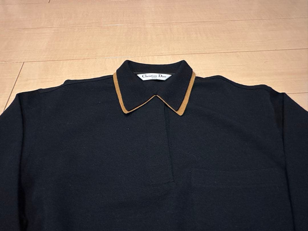 vintage Christian Dior SPORT 2枚襟 ニットポロ