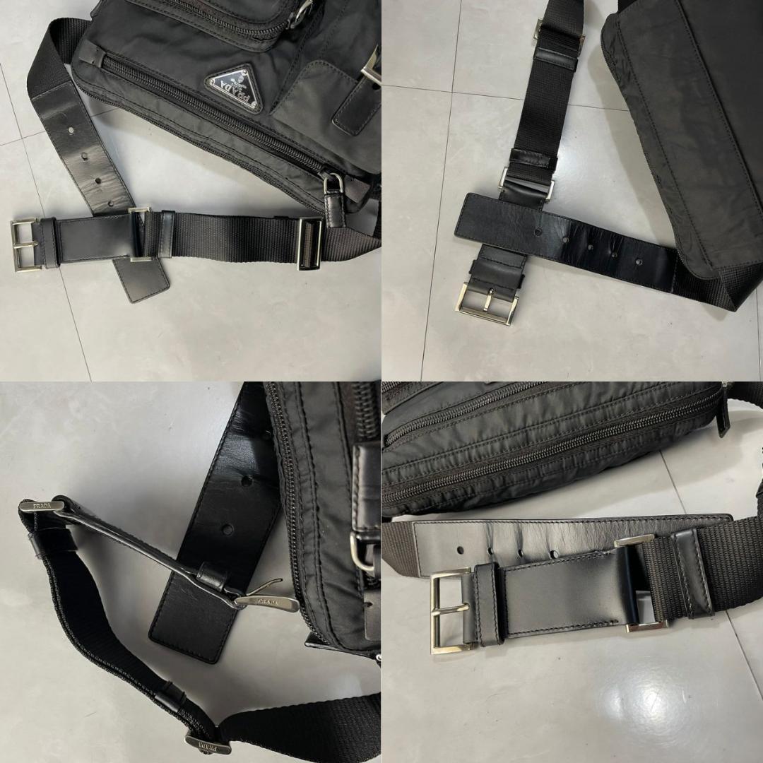 PRADA ボディバッグ プラダ ウエストバッグ 2way ポーチ BM0008