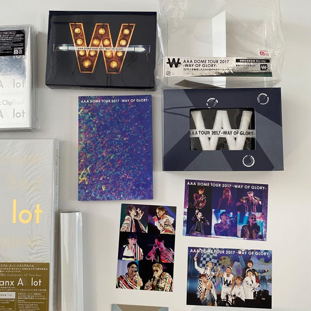 thanx AAA lot.WAY OF GLORY.ブルーレイ CD 銀テ