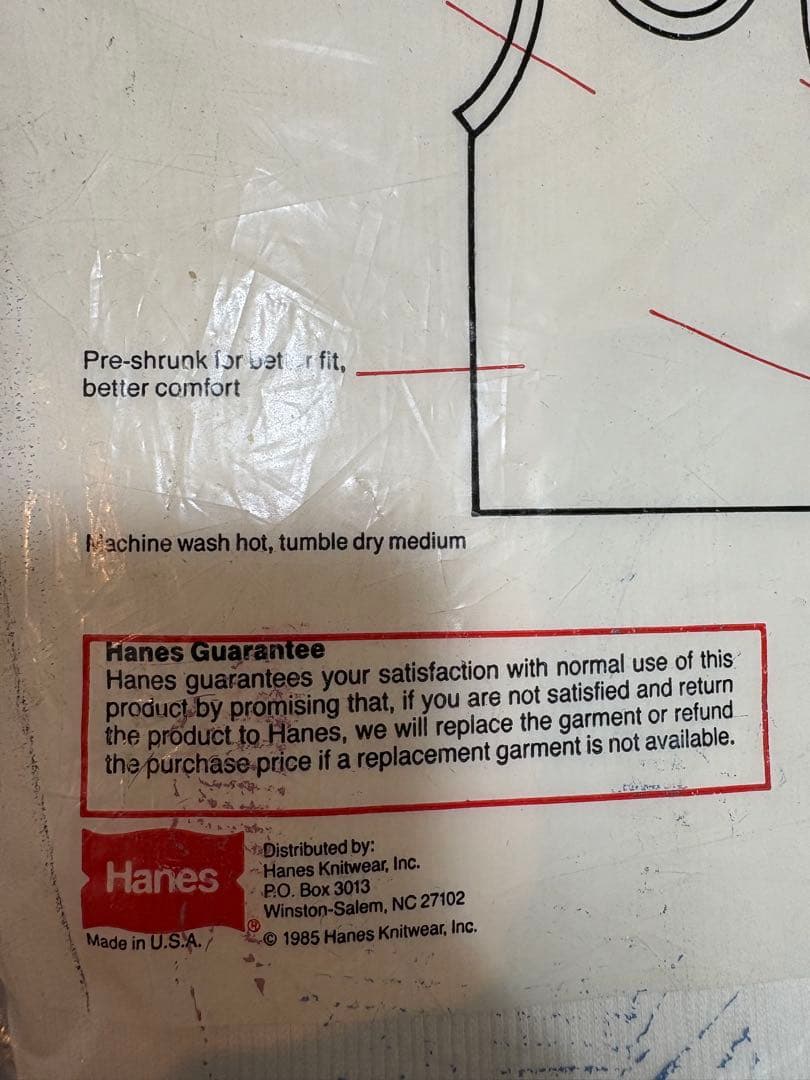 Hanes ヴィンテージ　80’s タンクトップ 3Pパック ウルフズヘッドXL