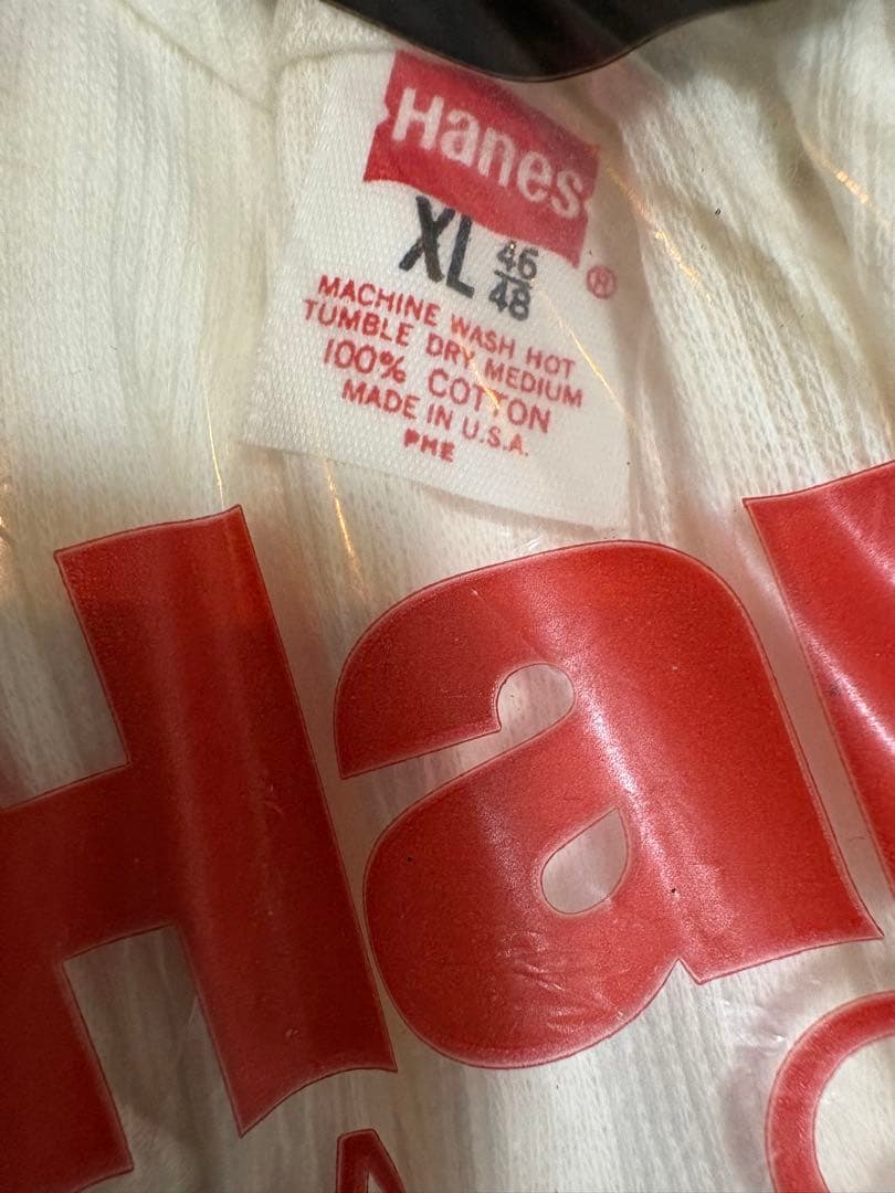 Hanes ヴィンテージ　80’s タンクトップ 3Pパック ウルフズヘッドXL