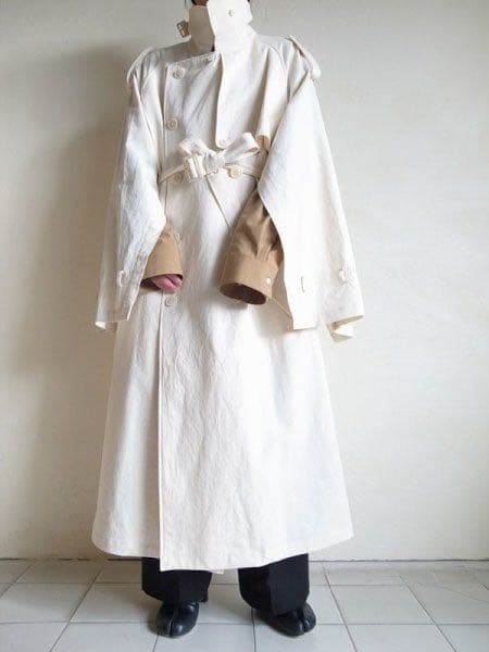 DOUBLE SHADE TRENCH COAT(－)