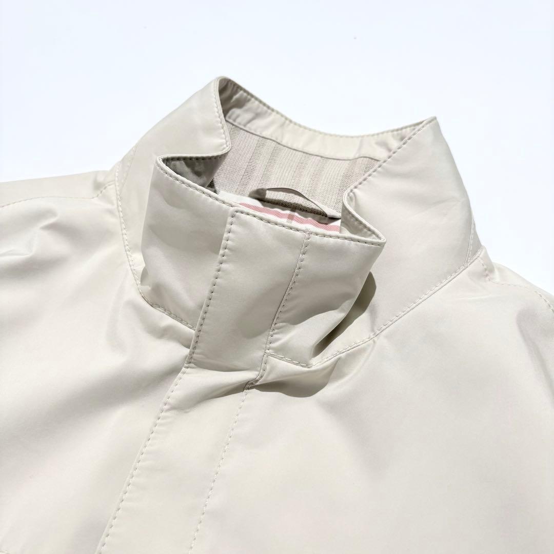 【極美品】Loro Piana ナイロンジャケット 刺繍ロゴ ジップアップ XL