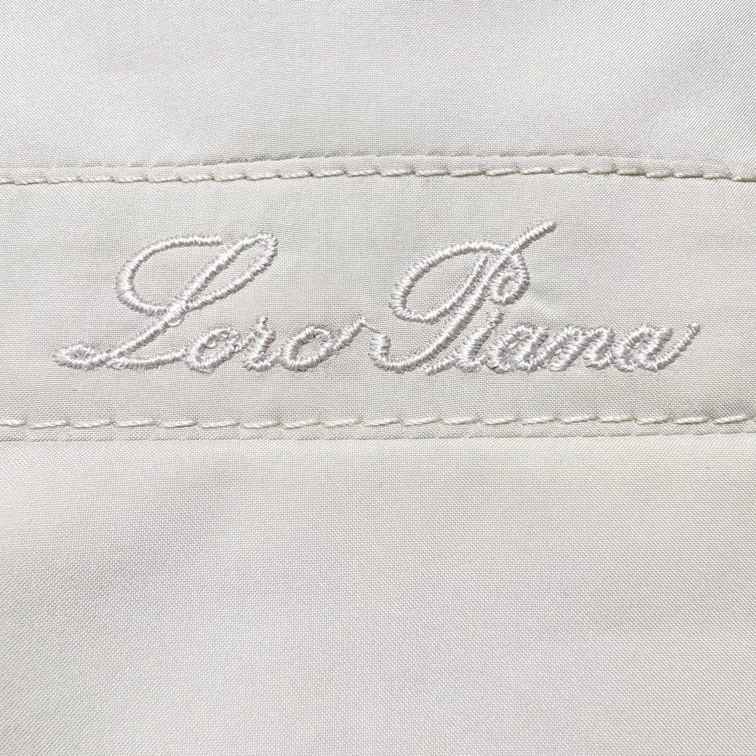 【極美品】Loro Piana ナイロンジャケット 刺繍ロゴ ジップアップ XL