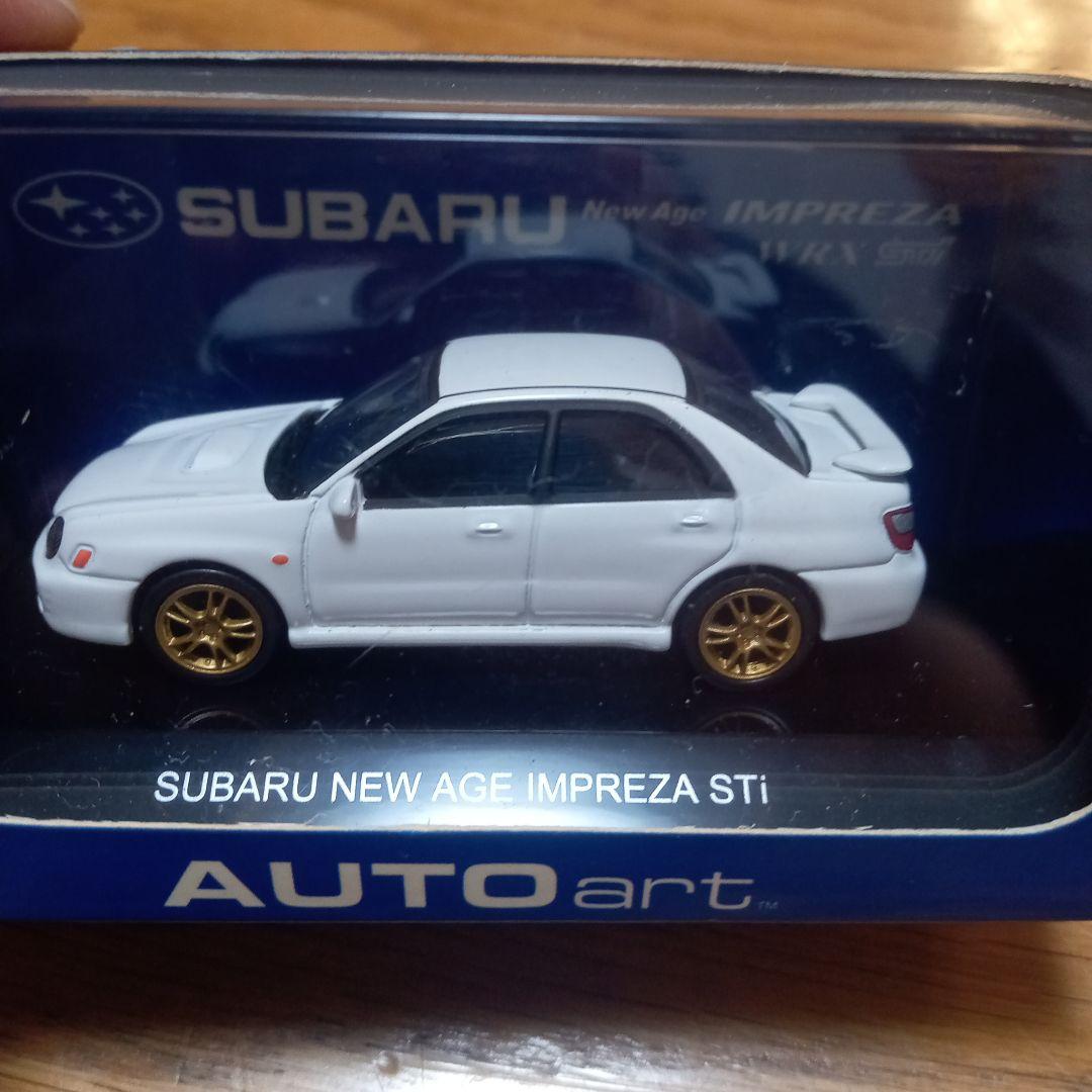 ミニカー AUTOart SUBARU NEW AGE IMPREZA STI 1:64