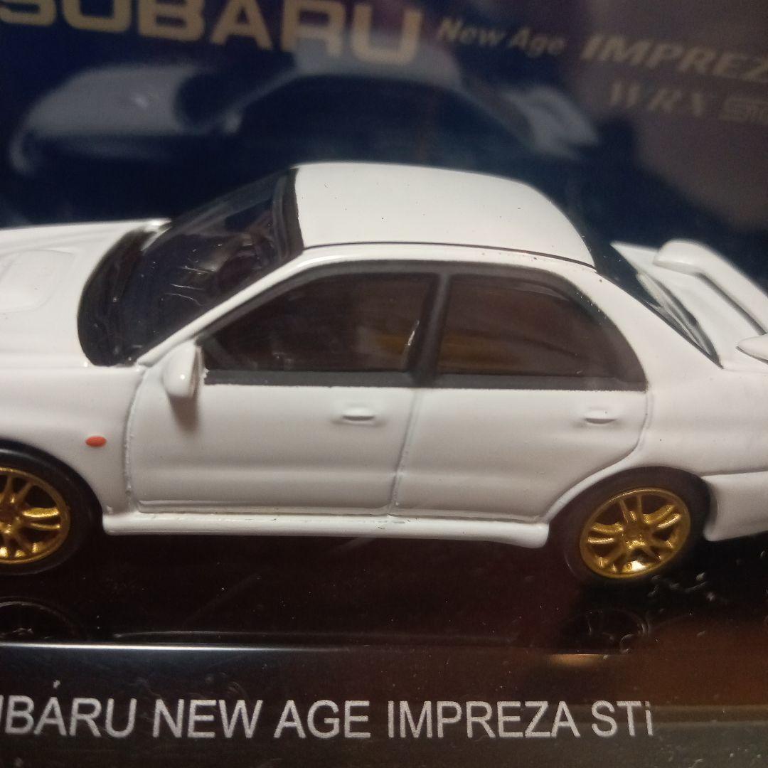 ミニカー AUTOart SUBARU NEW AGE IMPREZA STI 1:64