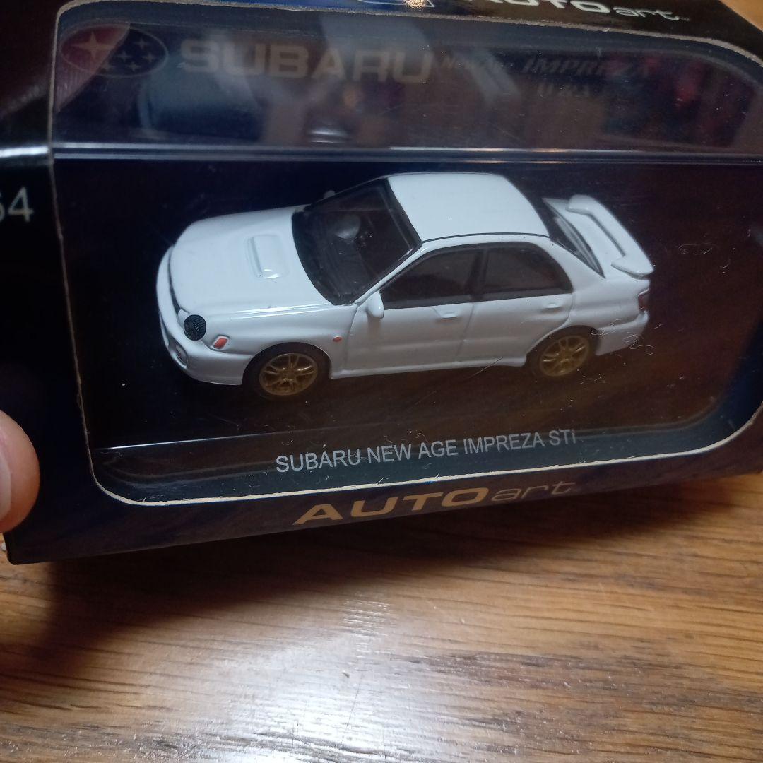 ミニカー AUTOart SUBARU NEW AGE IMPREZA STI 1:64