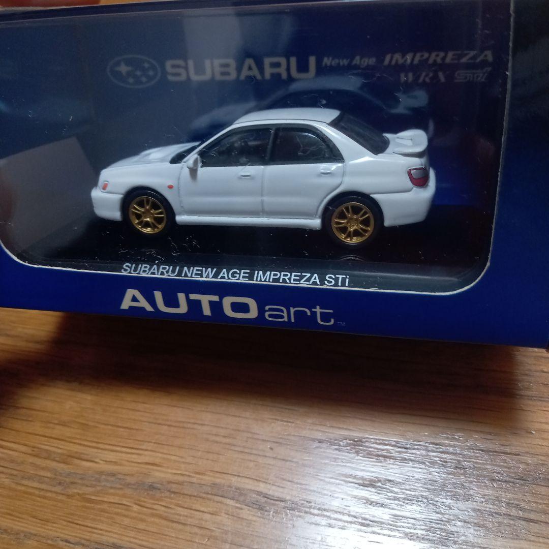 ミニカー AUTOart SUBARU NEW AGE IMPREZA STI 1:64