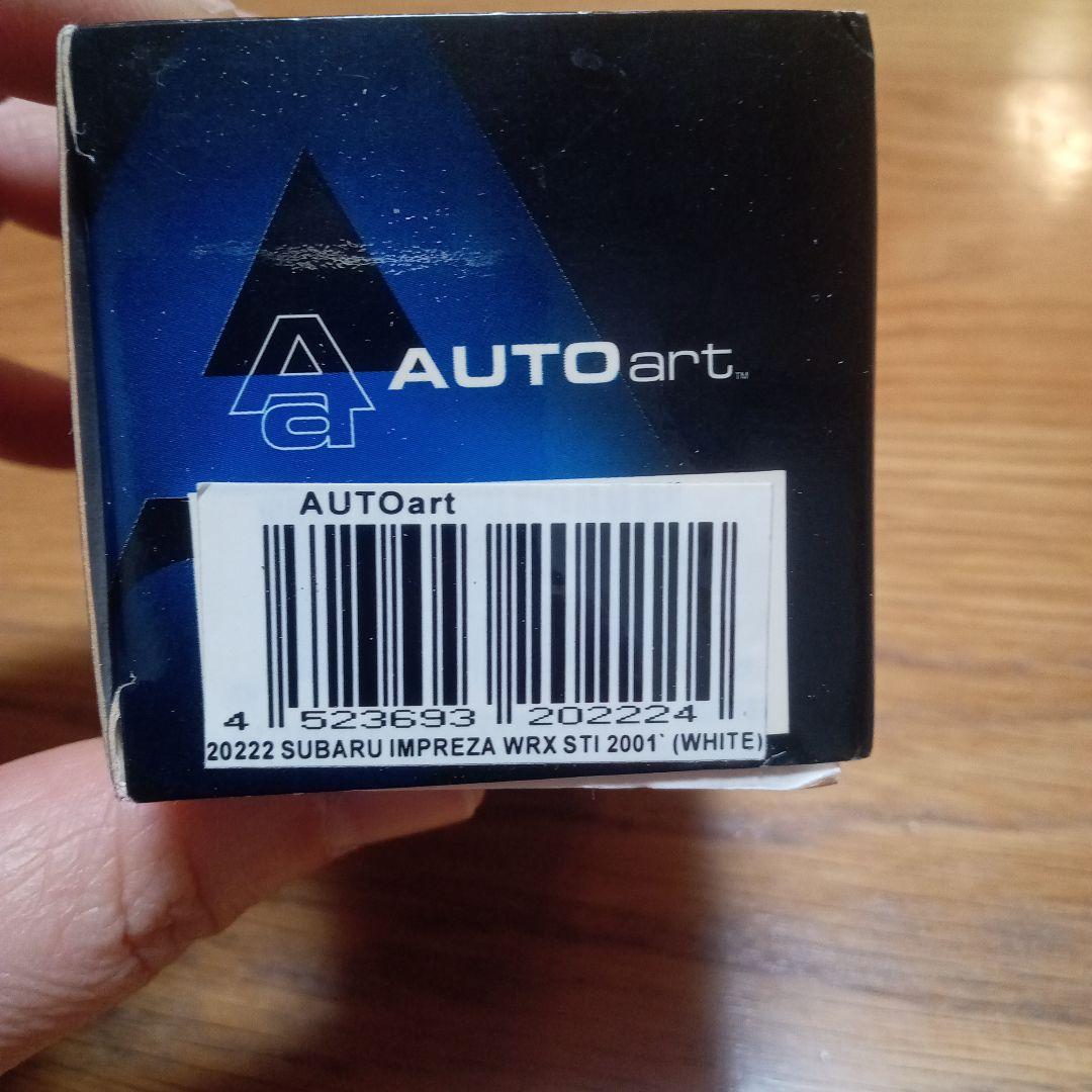 ミニカー AUTOart SUBARU NEW AGE IMPREZA STI 1:64