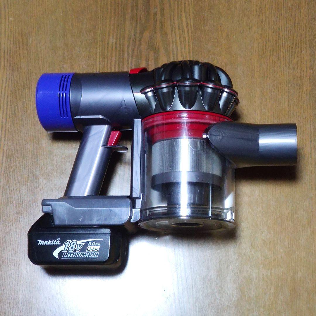ダイソン SV11 掃除機＋マキタ18vアダプターセット完全分解清掃済み 動作品