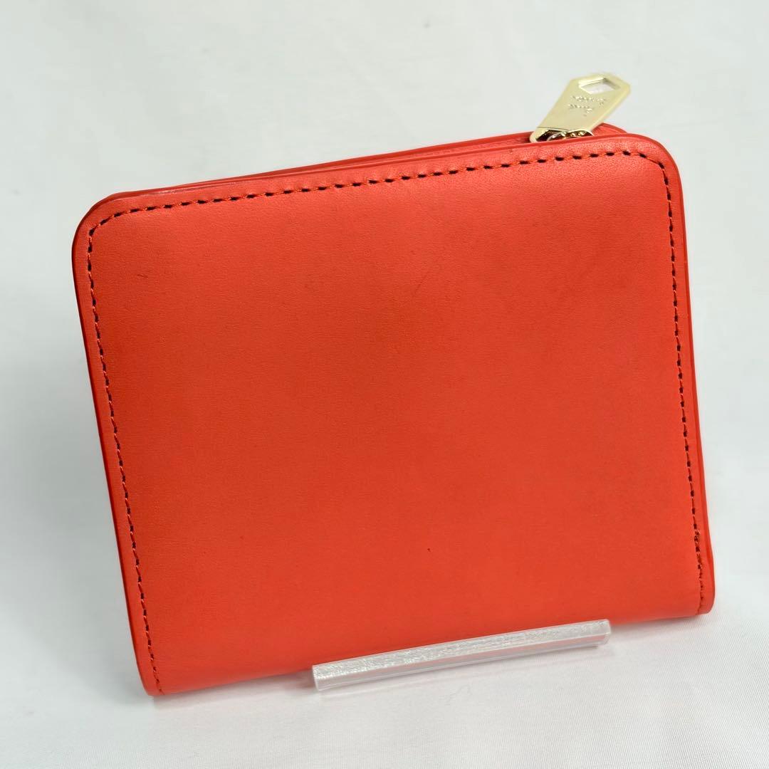 美品　ポールスミス　折り財布　ラビット　オレンジ