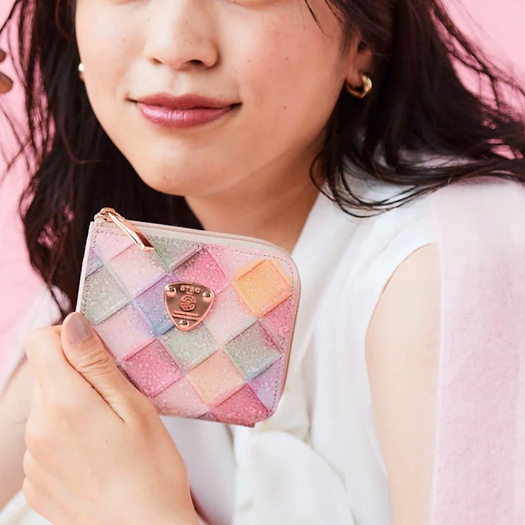極美品✨ 【オンライン完売品】アタオ ミリモ 財布 ブロックパーティ ゆめかわ