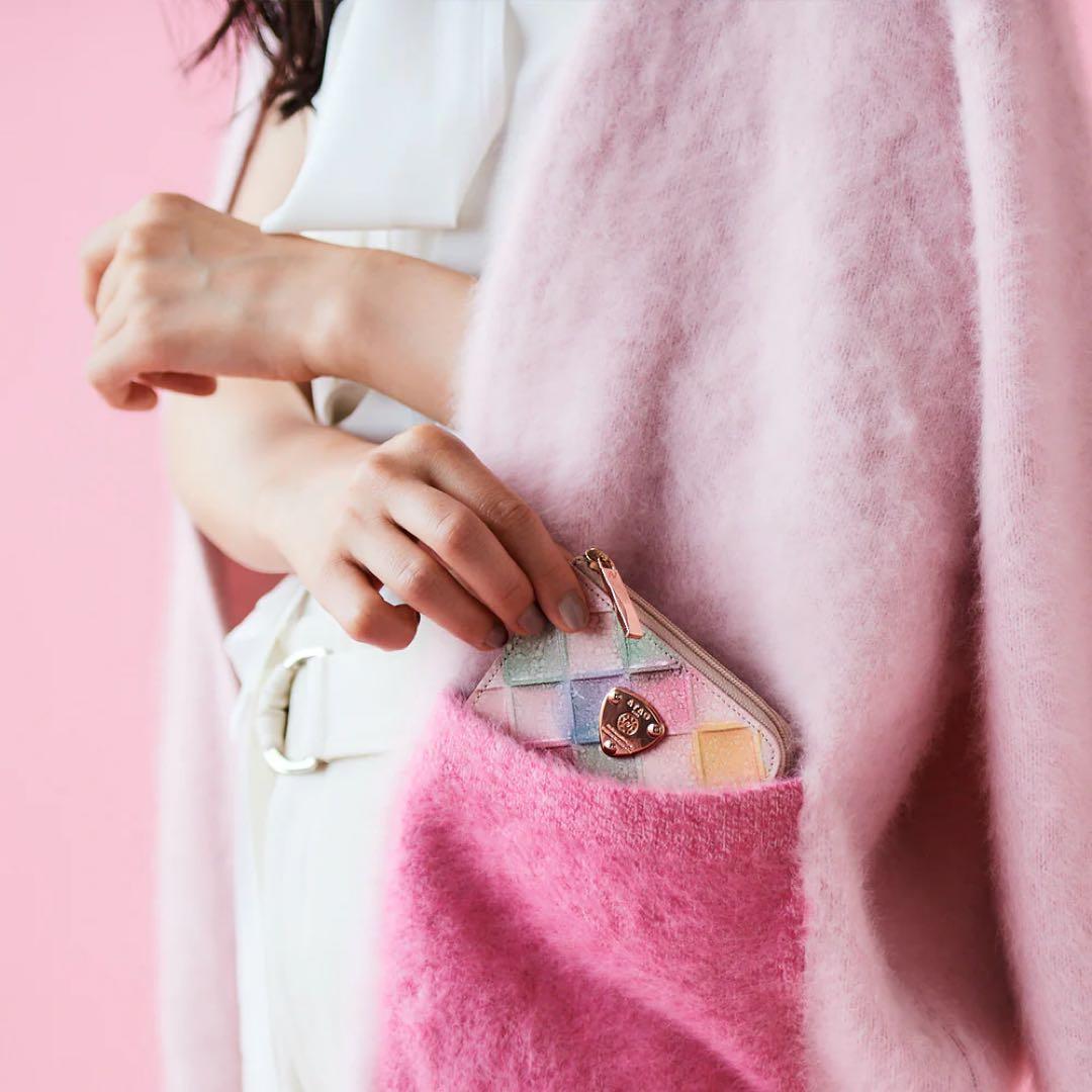 極美品✨ 【オンライン完売品】アタオ ミリモ 財布 ブロックパーティ ゆめかわ