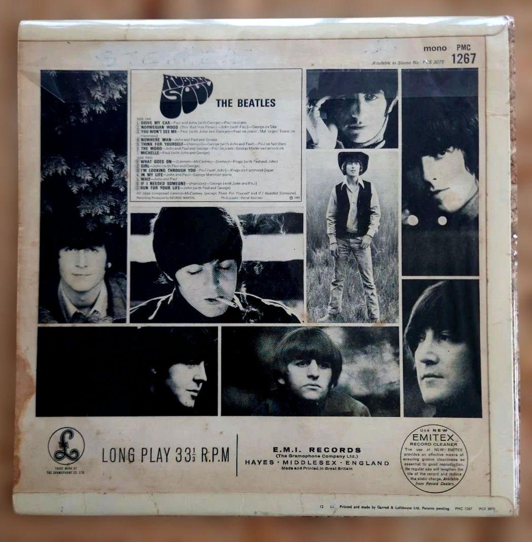 UK盤THE BEATLES RUBBER SOUL