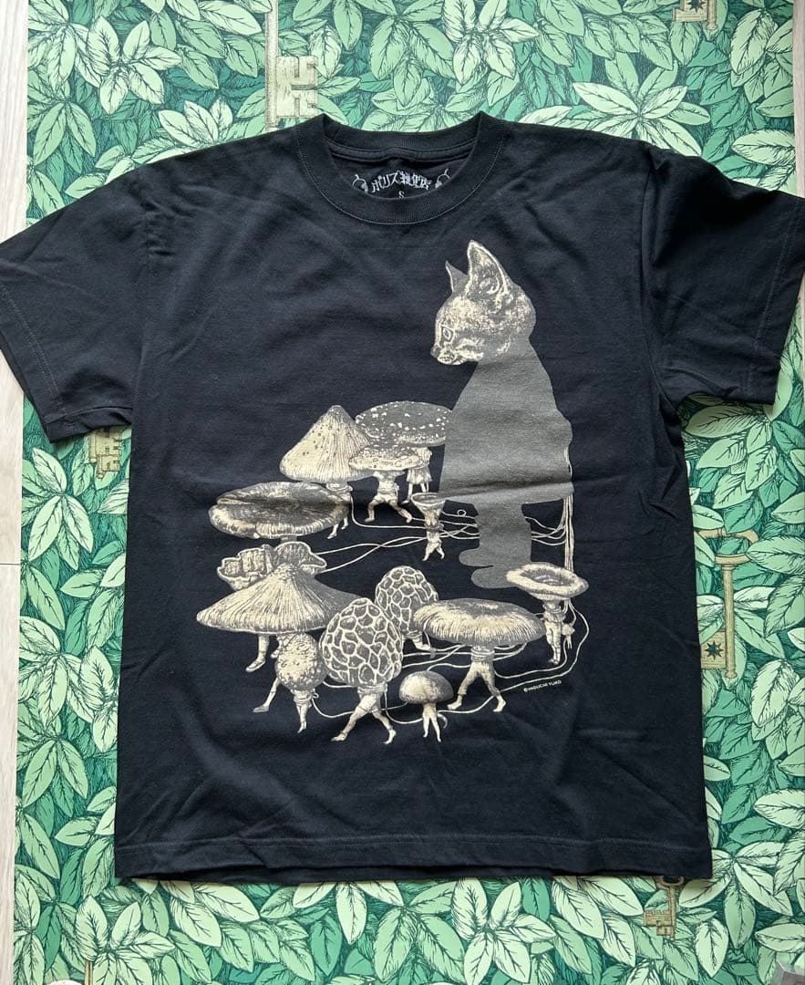 ボリス雑貨店ヒグチユウコ Tシャツ 散歩 ブラック サイズS 新品
