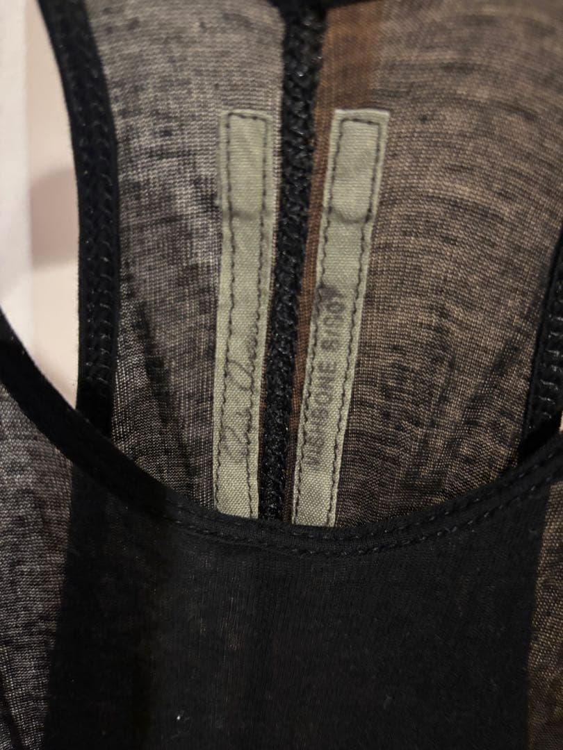 Rick owens ブラック　タンクトップ