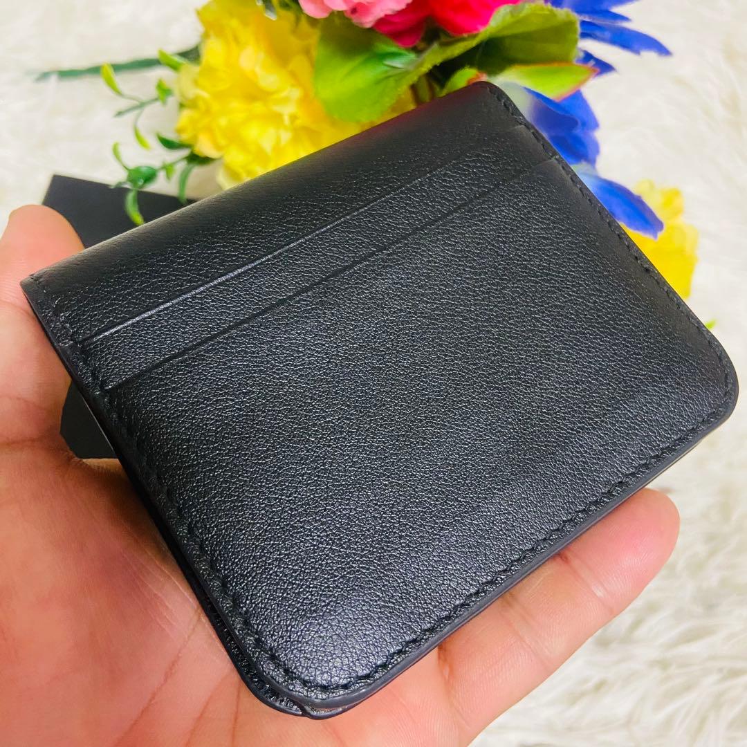 カーフレザー✨BALENCIAGA✨バレンシアガ✨財布✨レザー✨ブラック✨現行品