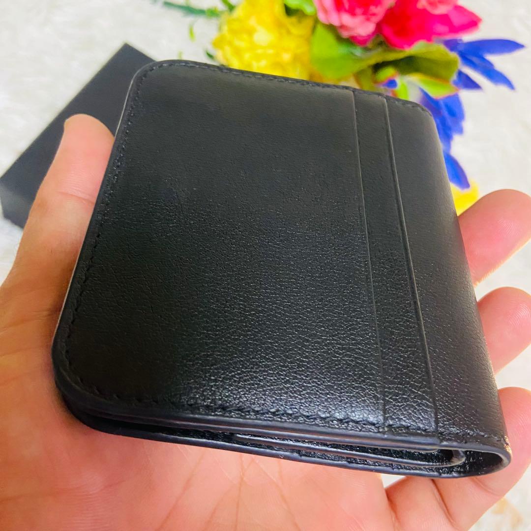 カーフレザー✨BALENCIAGA✨バレンシアガ✨財布✨レザー✨ブラック✨現行品