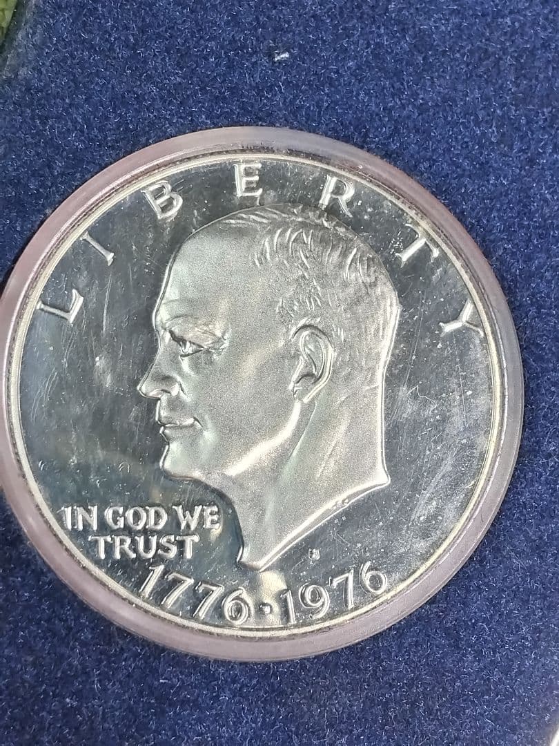 hab038 アメリカ 1776-1976年 建国200年 記念銀貨 3枚セット