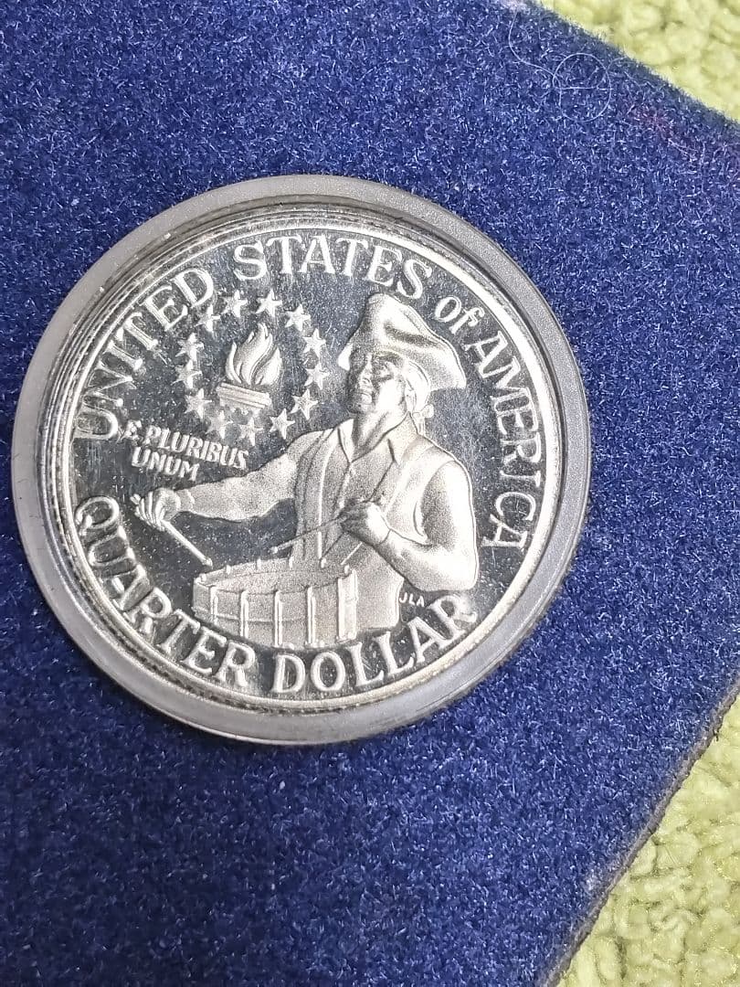 hab038 アメリカ 1776-1976年 建国200年 記念銀貨 3枚セット