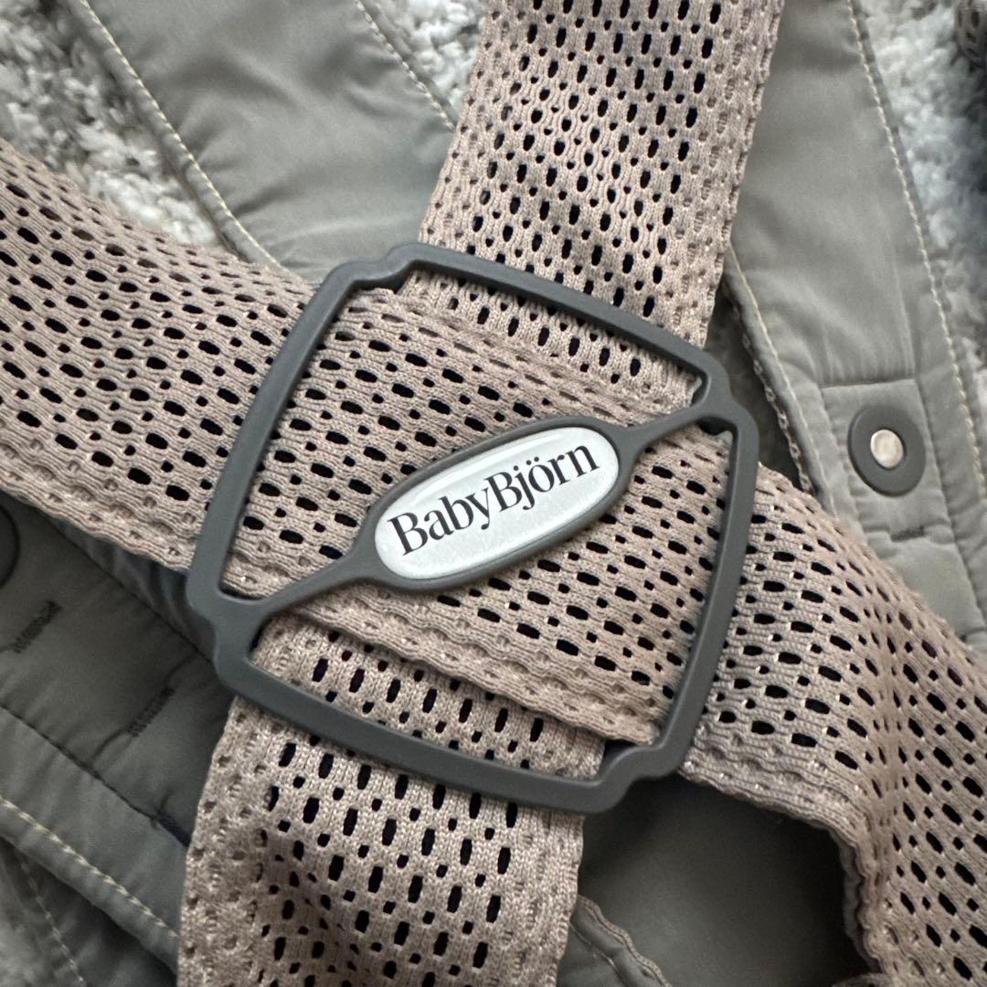 美品✨️ベビービョルン ベビーキャリアミニ Air グレーベージュ