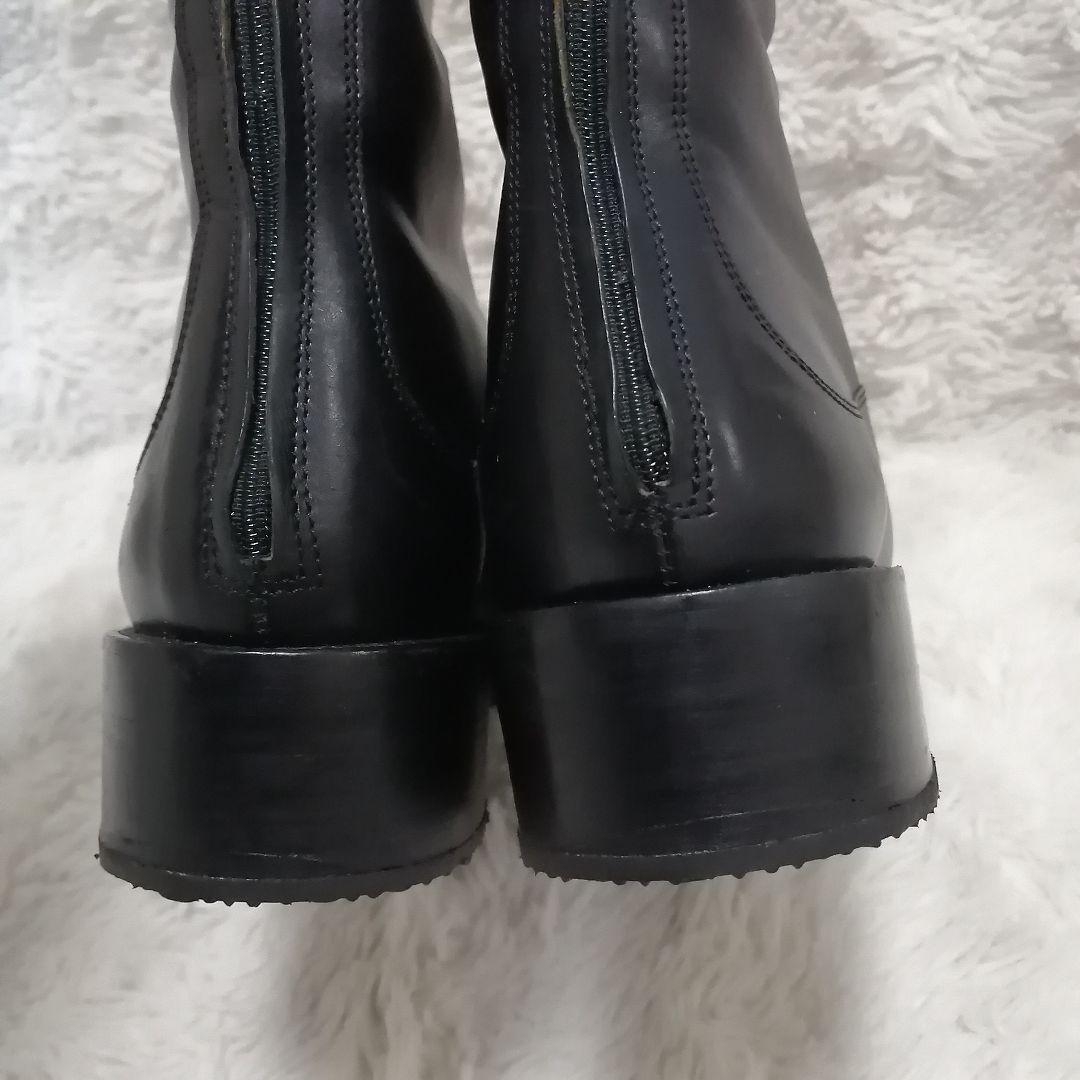PRADA レースアップ ブーツ レザー ブラック