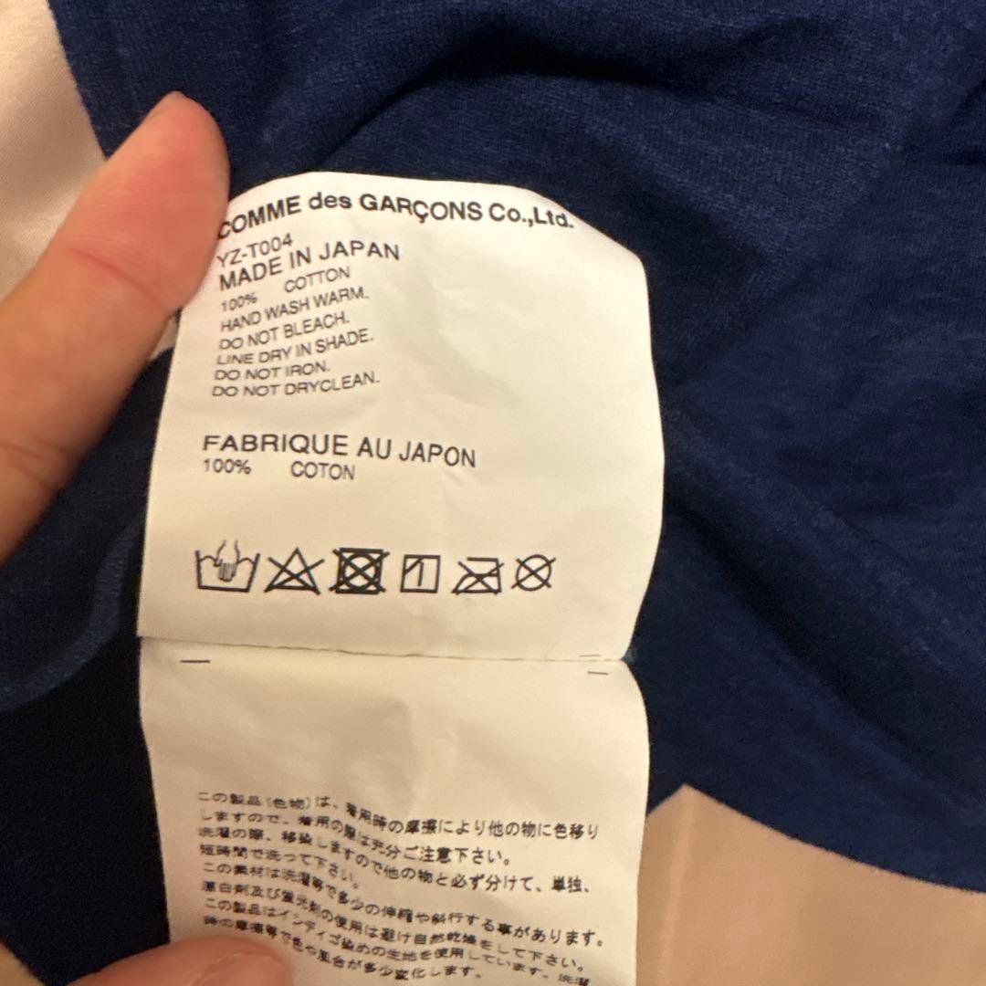 COMME des GARÇONS ネイビー Tシャツ