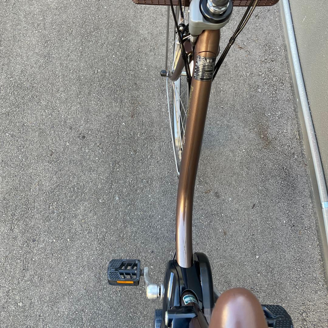 パナソニック電動アシスト自転車26インチ ブラウン