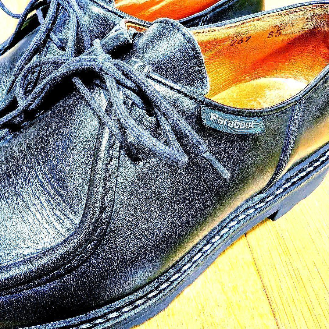 【極上艶デカタグ】Paraboot Michael 40.5パラブーツミカエル黒