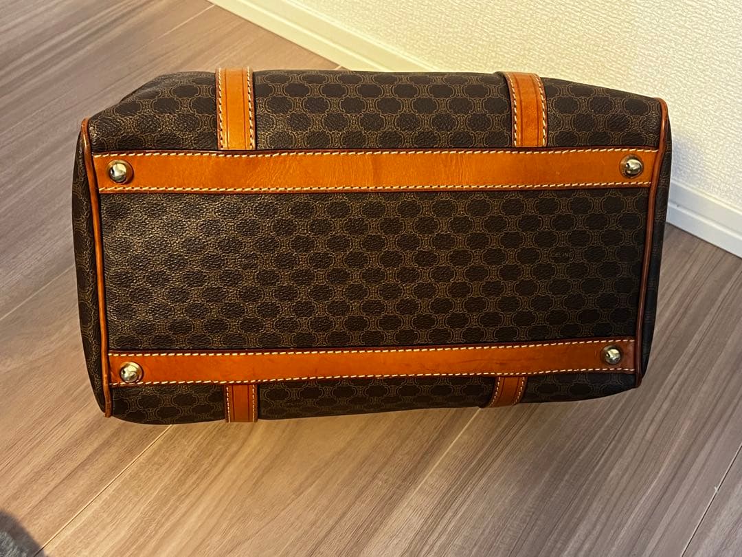 CELINE セリーヌ ボストン型 マカダム 総柄 ミニボストン