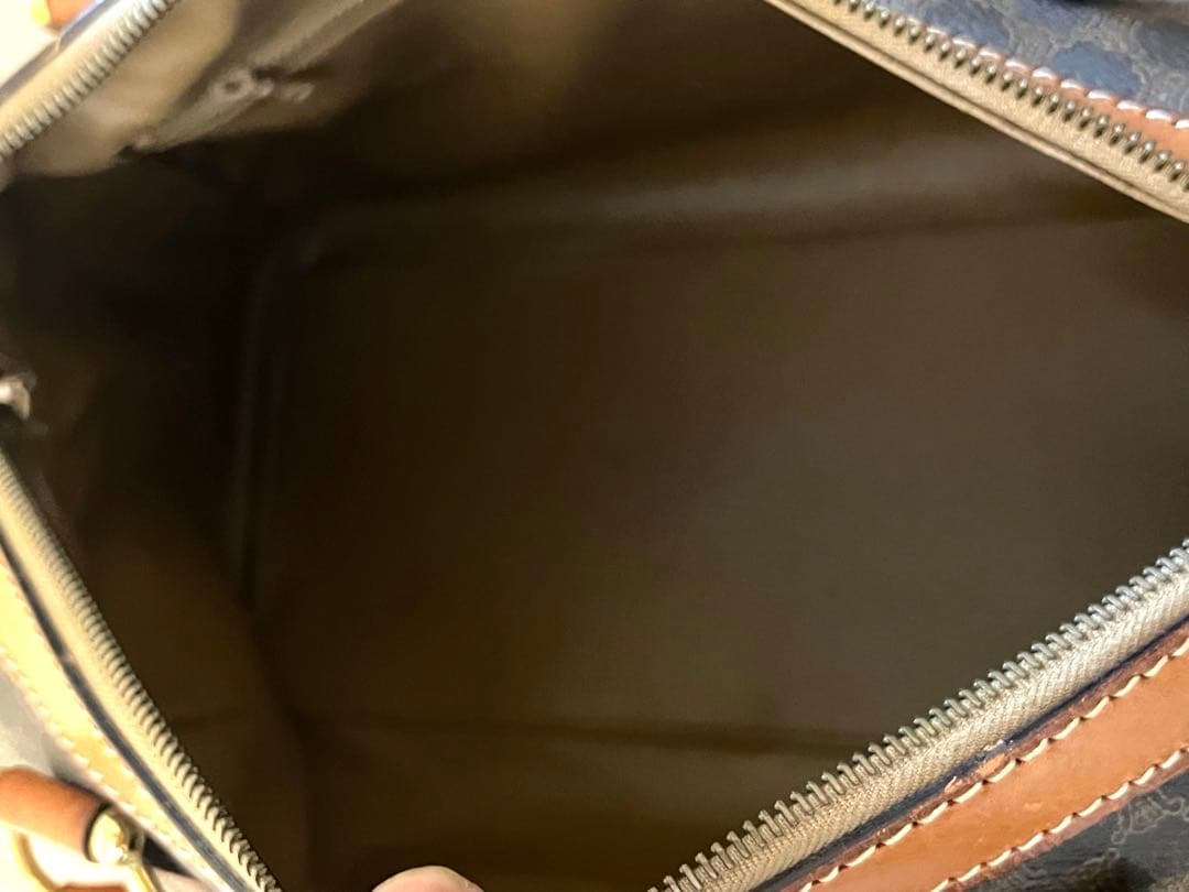 CELINE セリーヌ ボストン型 マカダム 総柄 ミニボストン