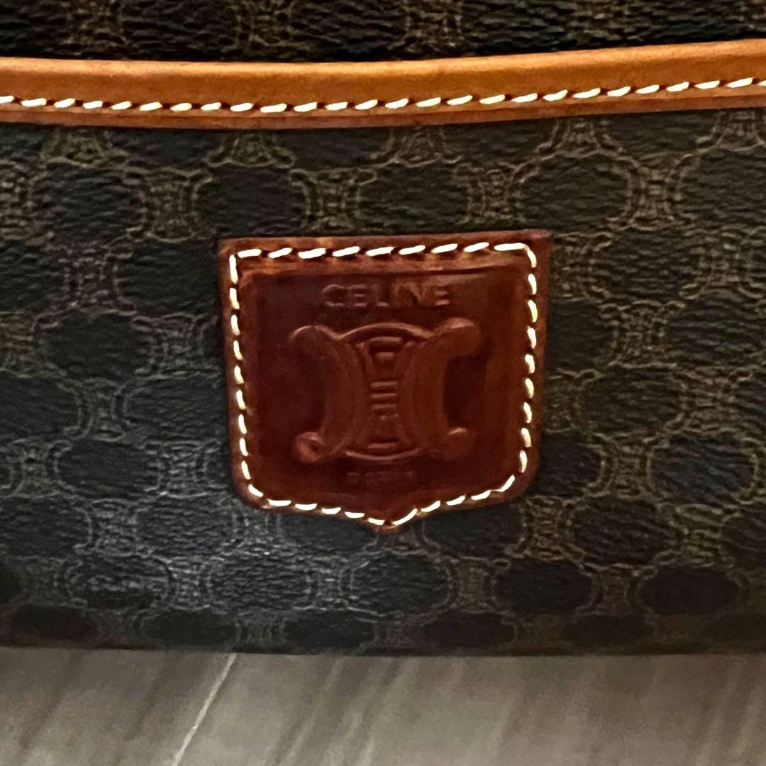 CELINE セリーヌ ボストン型 マカダム 総柄 ミニボストン