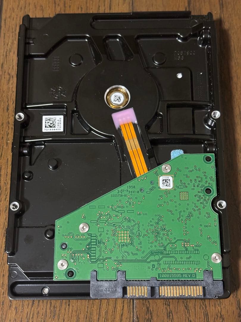 内蔵ハードディスク　4TB 正常判定