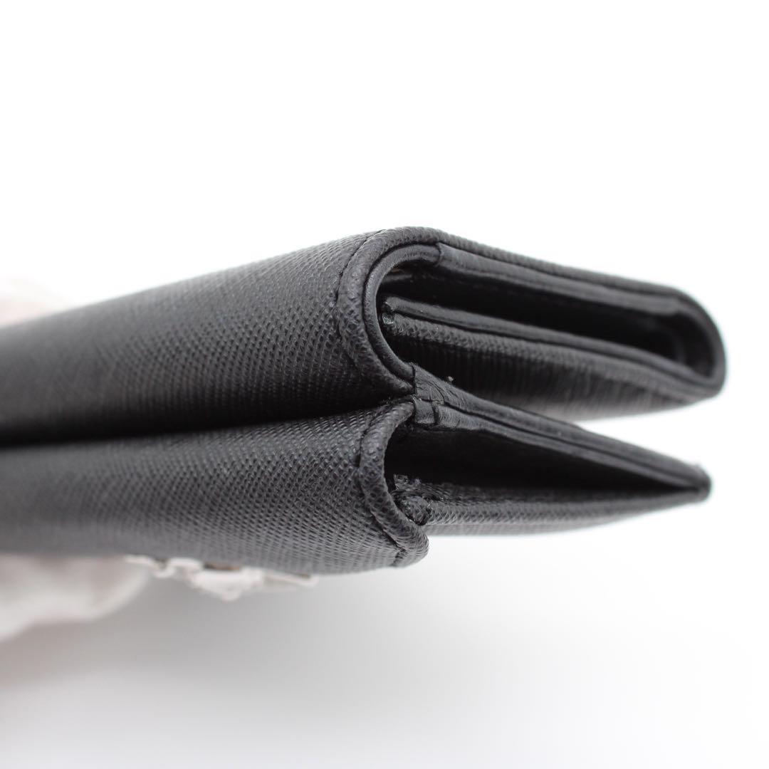【極美品】Vivienne オーブ 2つ折り財布 コンパクトウォレット 黒色