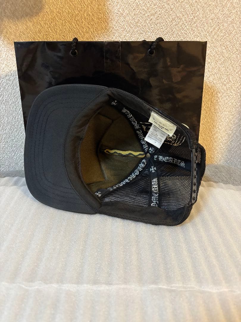 【鑑定済み】クロムハーツキャップ　正規品　ブラック
