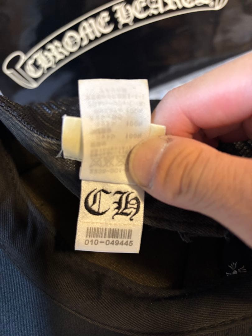 【鑑定済み】クロムハーツキャップ　正規品　ブラック