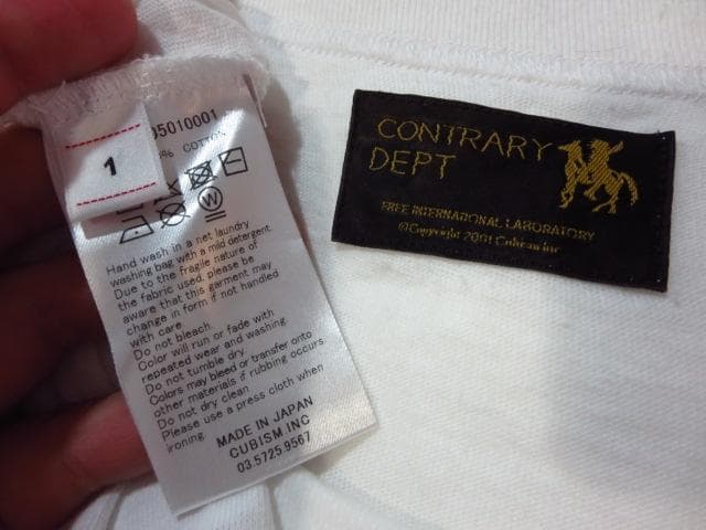 visvim ビズビム CONTRARY DEPT JUMBO TEE S/S