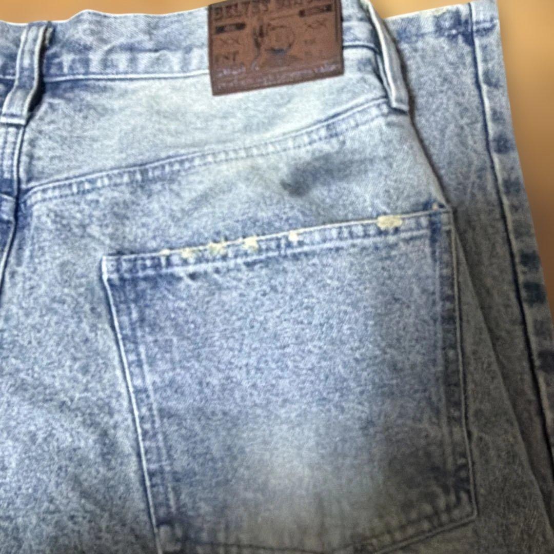 パンツ BELVET M size Washed Faded Denim