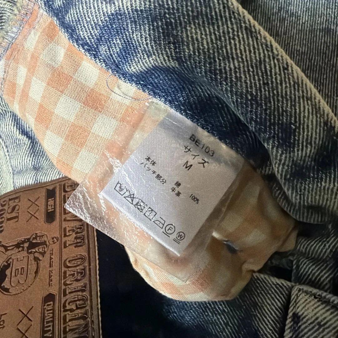 パンツ BELVET M size Washed Faded Denim