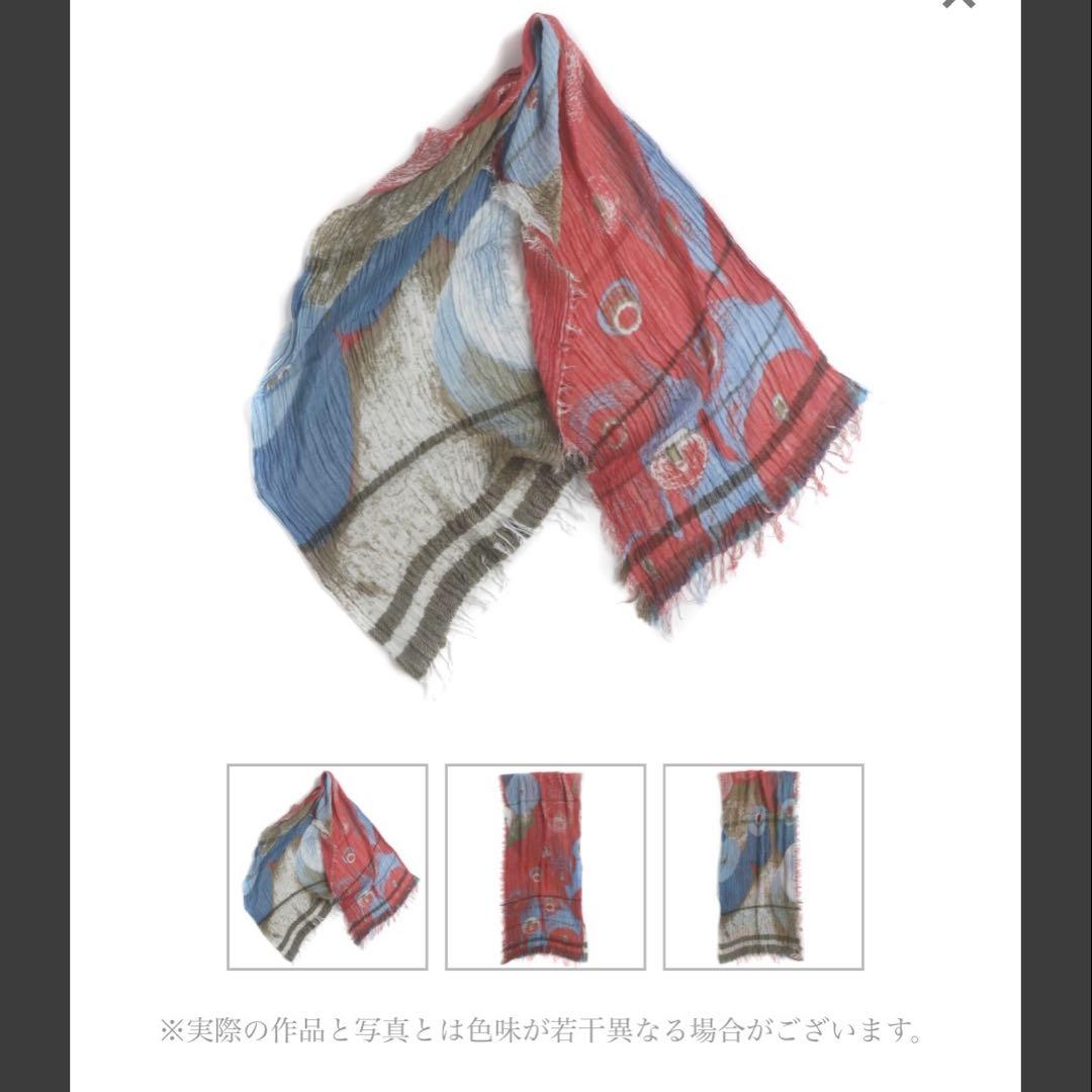 ★新品タグ付き★ tamaki niime プリントショール・ミドル