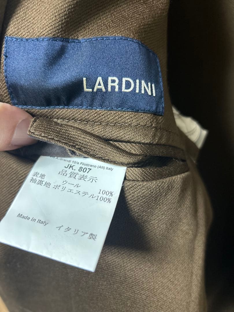 LARDINIラルディーニ 48 ダブル ジャケット　メタルボタン