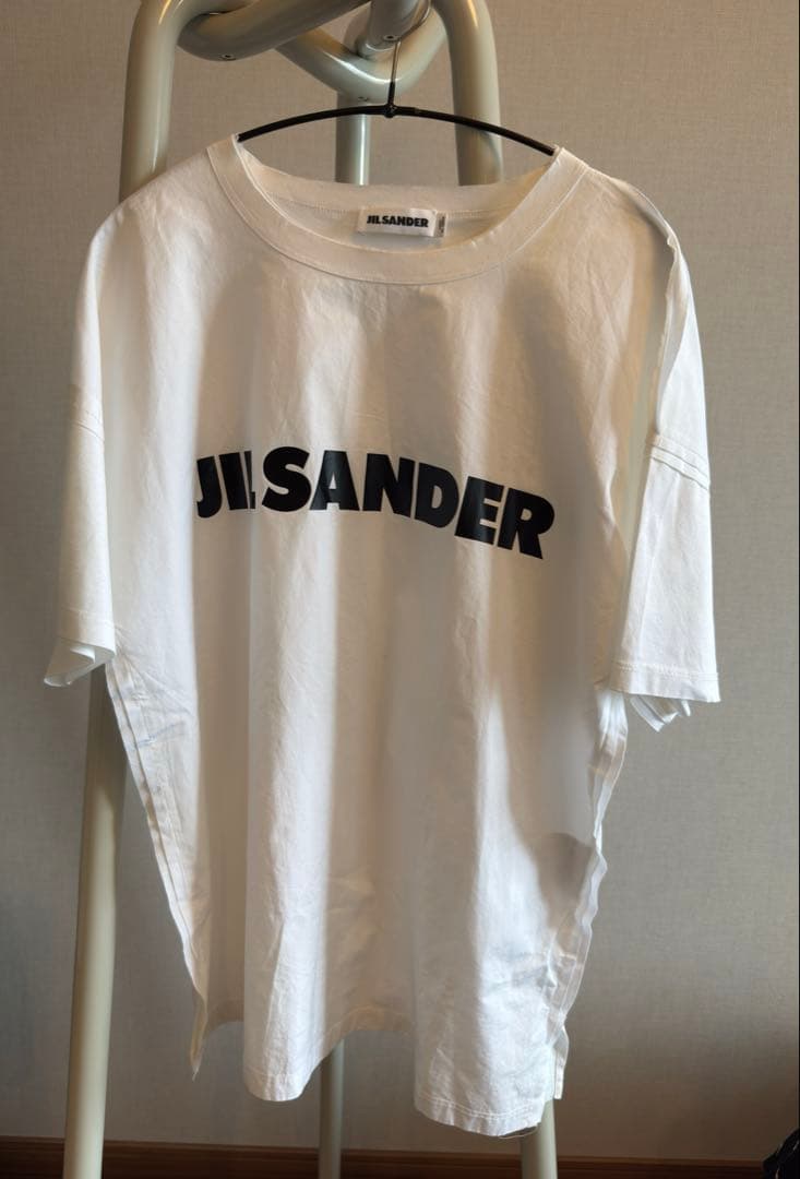 JIL SANDER ジルサンダー ロゴプリント クルーネック 半袖 TシャツS