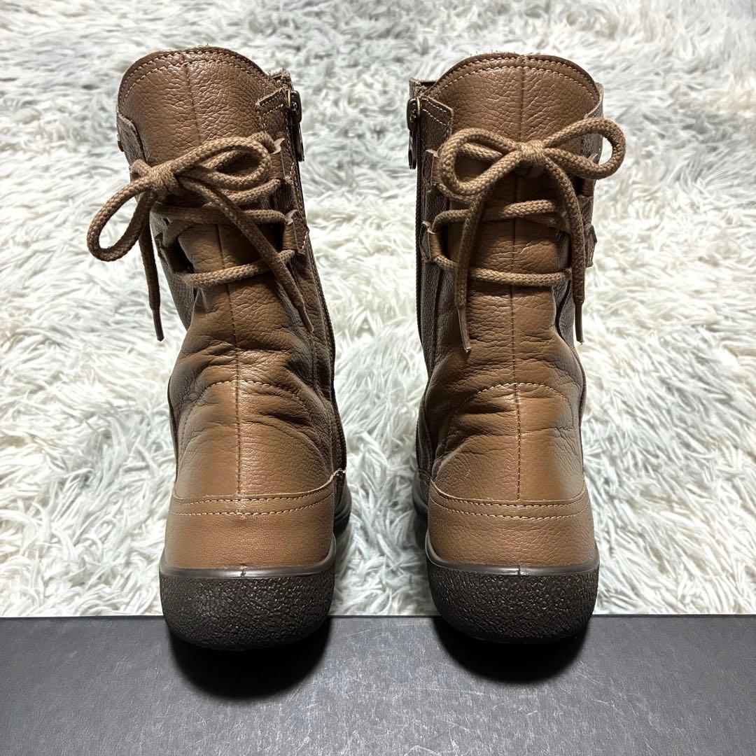 【未使用に近い】アキレスソルボ GORE-TEX 本革 防水 3E 24.0
