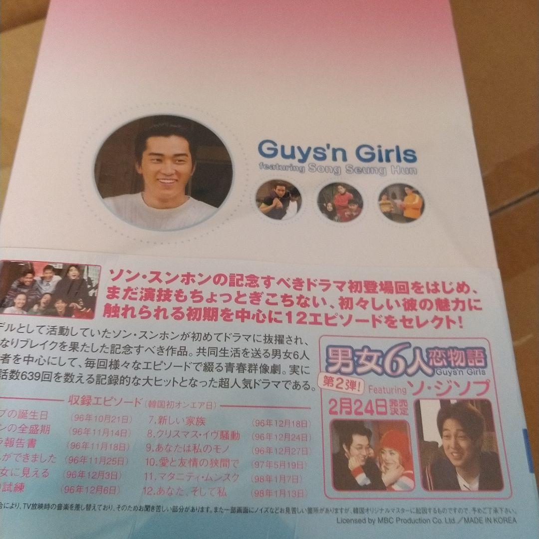 男女6人恋物語 フィーチャリング ソン・スンホン DVD-BOX〈4枚組〉
