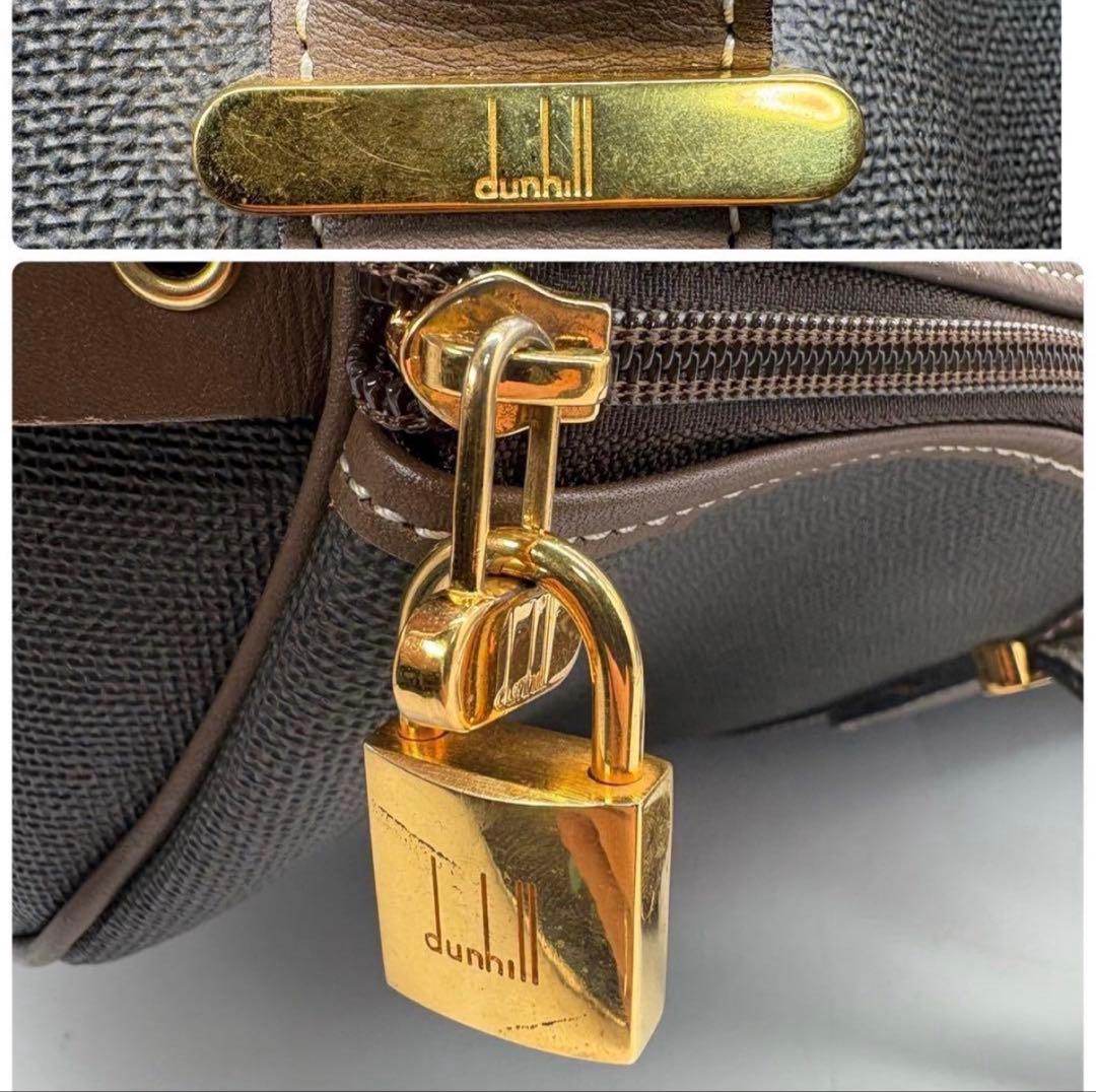 Dunhill ダンヒル ボストンバッグ 出張旅行鞄 大容量