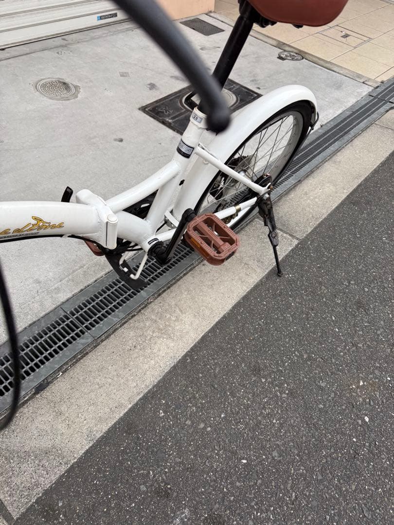 208 自転車 大阪市 【引取り限定】 20インチ 美品 折りたた変速付き